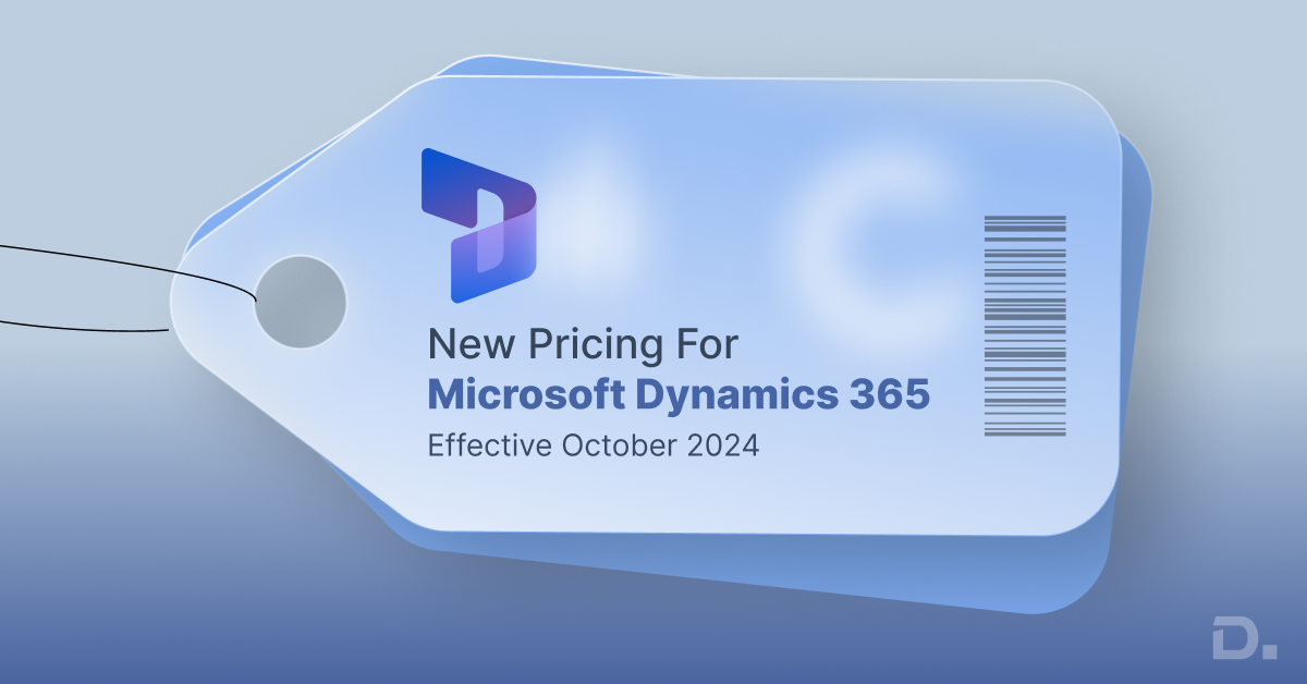 Latest Microsoft Dynamics 365 Pricing Update October 2024