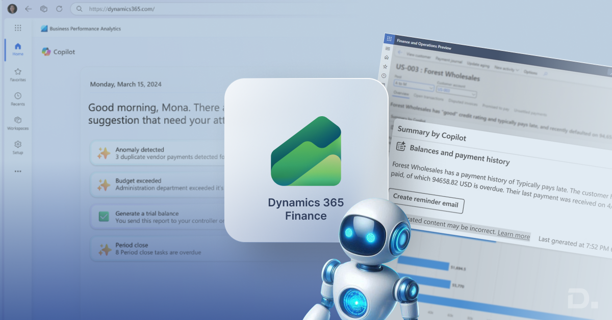 Exploring AI-Powered Capabilities in Dynamics 365 Finance
